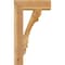 Ekena Millwork Olympic Block Rough Sawn Bracket w/ Offset Brace, Western Red Cedar, 6"W x 16"D x 28"H BKT0604X16X28OLY05RWR - alternate 2